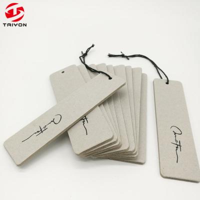 China Durable Custom Super Thick Cardboard Swing Tags Clothing Hang Tag for sale