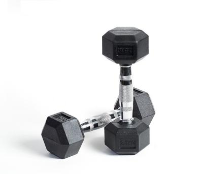 China China Fitness Universal Free Weight KGS Rubber Hex Pounds Dumbbells Set On Sale for sale