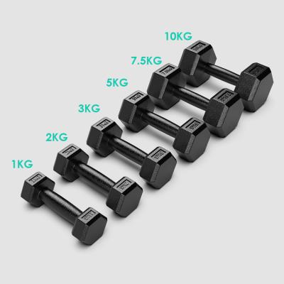 China Cement Dumbbell Commercial Hex Dumbbell Rubber Hex Dumbbell Set On Sale Also Fixed Dumbbell for sale