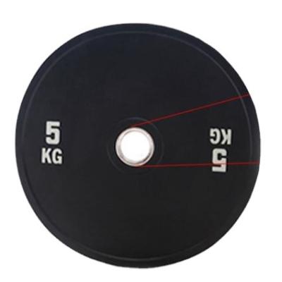 China Wholesale Cheap Plate Gym Weightlifting Exercise Muscle Fitness Rubber Times hi Weigh Plates for sale