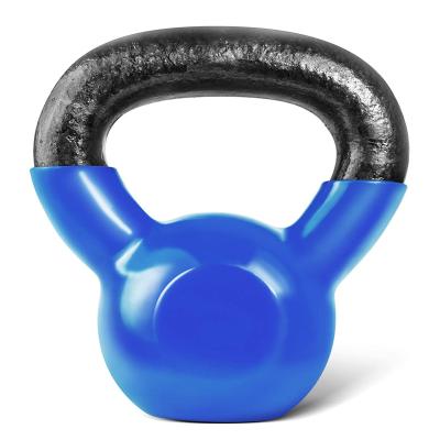 China Home Fitness Wholesale High Quality Custom Cast Iron Factory Use Competition Rubber Coated Kettlebell for sale