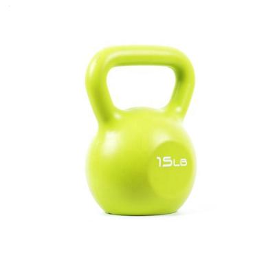 China Universal PE Cement Kettlebells Eco-friendly Colored Plastic Pe-cement Kettlebell for sale