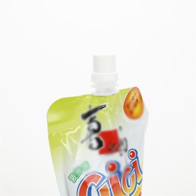 China Mylar Moisture Proof Plastic Food Packaging Shape Bags Special Juice Drink Liquid Spout Pouch Bag for sale