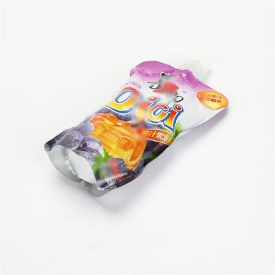 China Custom Printing Small Spout Pouch Energy Juice Liquid Drink Packaging Bag Moisture Proof for sale