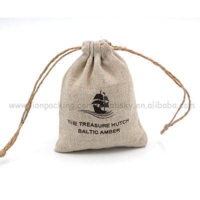 China Custom Logo Recyclable Chic Jewelry Drawstring Jewelry Canvas Pouches Pouches For Travel for sale