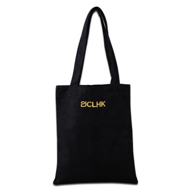 China Eco-Friendly Reusable Foldable Plain Canvas Cotton Grocery Natural Lady Fashionable Shopping Tote Bag With Embroidery Logo for sale