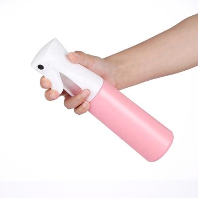 China Household Products 300ML Fine Spray Bottle Water Mist Spray Bottle Reusable Continuous Mist Spray Bottle Plastic for sale