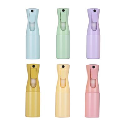 China Household Products Cosmetic Hair Salon Fine Mist Sprayer 200ml 300ml Plastic Continuous Spray Bottle for sale