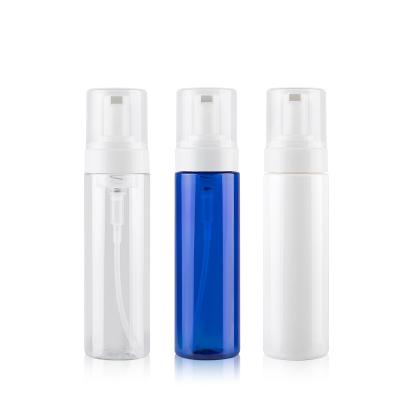 China 200ML Cosmetic Packaging Foam Pump Soap Body Lotion Plastic Bottle With Foamer for sale