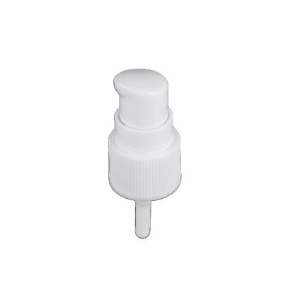 China Spill No 18/410 20/410 Plastic Cream Lotion Pump Treatment Pump With Half PP Cap for sale