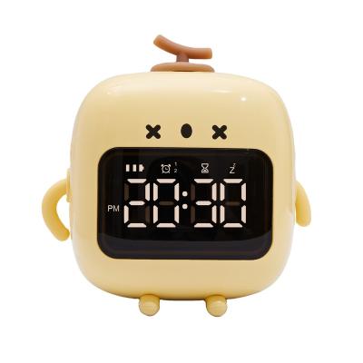 China C3 new minimalist smart alarm clock children learn alarm clock digital cartoon multi-function charging electronic clock for sale