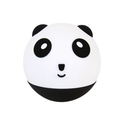 China Modern New Year Christmas Gift LED Color Changing USB Panda Touch Control Rechargeable Silicone Night Light for Kids Bedroom for sale