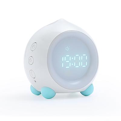 China Hot Selling Beautiful Peach Digital Desktop Table Calendars Alarm Clock Electronic Led Smart Alarm Clock for sale