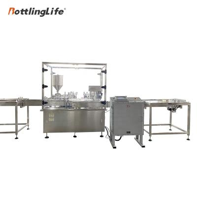 China Quick Change SUS Fully 304 Vial Bottle Filler Caper Labller For Pharmaceutical Industry Automatic Filling Packing Machine for sale