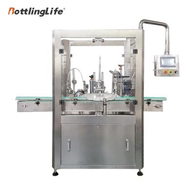 China High precision level PLC touch screen control essential oil bottling machine cbd oil 1oz pipette bottle filling monoblock glass filling machine for sale