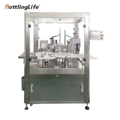 China High Precision Filling Automatic Bottle Level Ophthalmic Filling Vial Capacity Part Cleaning Eyedropper Filler Capper Capping Filling Machine For Liquid for sale