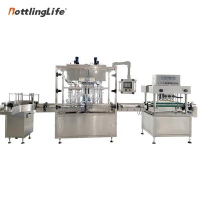 China High Precision Level SHS-BC40 BOTTLINGLIFE Self Cleaning Pattern Honey Filling Machine Bottle Filling Viscous Manufacturer for sale