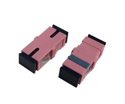 China Top Selling FTTH FTTB FTTX Network SC UPC SM MM Om3 Om4 Om5 Sx Simplex Fiber Optic Adapter Flangeless for sale