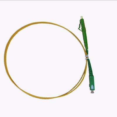 China FTTH Customer Product Fiber Patch Cord Fiber Optic Patch Cord St APC UPC G657A1 Lszh Sc LC Fc Fiber Optic Patch Cord Braid for sale