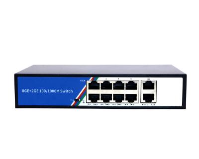 China 8 Gigabit CCTV Network Poe Port Ethernet Poe OEM 4 16 24 32 48 Switch 48V 10/100/1000M Fiber Optic Equipment Poe Switch for sale