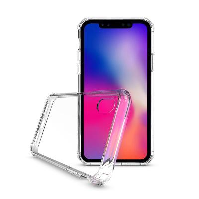 China Wholesale Anti-fall TPU Bumper Clear Crystal PC Hard Plastic Phone Back Cover Case For iPhone XR for sale