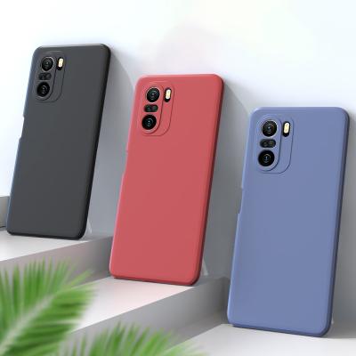 China Wholesale Shockproof Anti-drop Silicone Phone Case With Microfiber Cover For Redmi K40 Note 10 Pro for sale