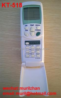 China Universal Clamshell White REMOTE KT-518 Air Conditioner For DAIKIN DOCTOR DONGBAO Electrolux GLEE FUJITSU FUNAI GUQIAO GALANZ for sale