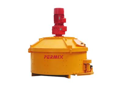 China Large Capacity Planetary Cement Mixer Automatic Control 18.5kw Orange Color for sale