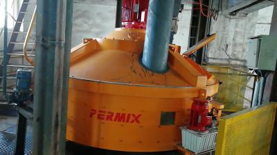 China De oranje Kleur prefabriceerde Concrete Mixer voor Metro Tunnelsegmenten 37kw Mengt Macht Te koop