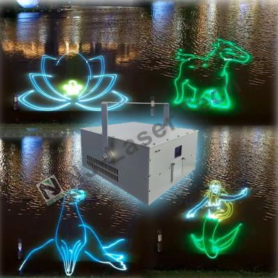 China Customizable 10W Full Color 3D Animation Laser Show Projector Energy Saving for sale