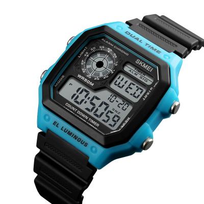 China Hot Products Alarm Products Men's Watch Skmei 1299 Multifunctional Waterproof Sports Wholesale Digital Watch for sale