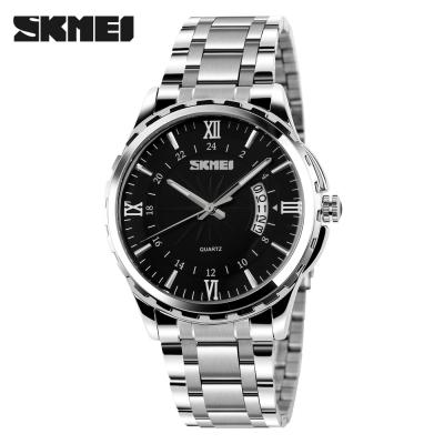 China Skmei 9069 Fashion Day/Date Top Selling Classic Fashion OEM Wristwatch Man Quartz Watch for sale