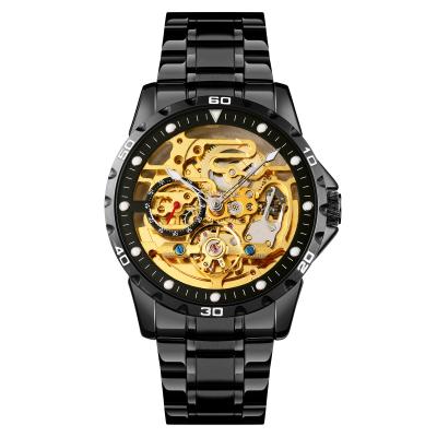 China SKMEI Waterproof 9230 Logo Stainless Steel Watch Custom Made For Men Automatic Luxury Mechanical Watch for sale