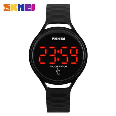 China SKMEI Alarm Fashion Colors Multi Colors Ladies Led Bracelet Girls Gift Touch Screen Watches For Women for sale