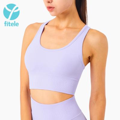 China Fitele seksi seksi workout bra private label set active women fitness wear yoga luxury sport wanita nude for sale