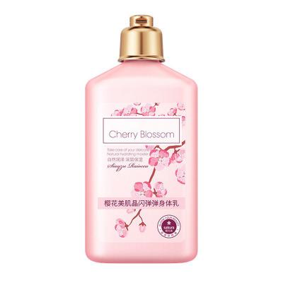 China Nourish Moisturizing Hydrate Cherry Blossom Body Lotion Lock Water Anti Aging Improve Skin Body Cream for sale