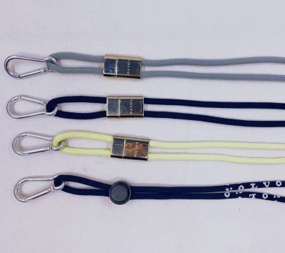 China NEW Design Jacquard Computer OEM Promotion Item Comfortable Nylon Lanyards Round Rope Durable Lanyard for sale