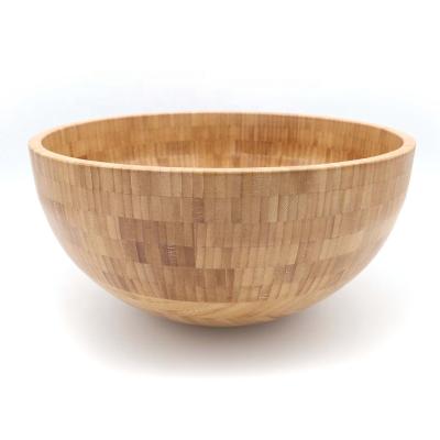 China Bamboo Kids Dish , Sustainable Baby Dish Acacia Serving Salad Bowl With Custom Shape for sale