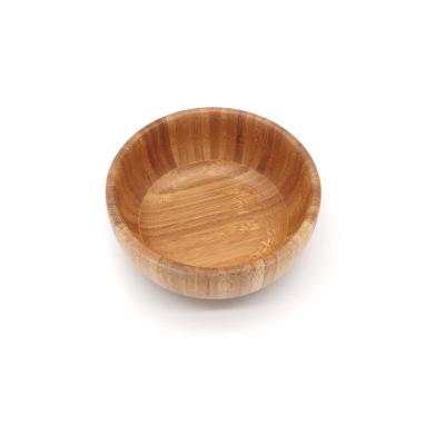 China Sustainable Organ 100% Round Bamboo Salad Fruit Fiber Bowl Set for sale