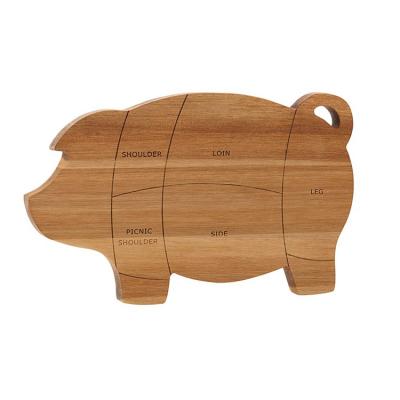 China Sustainable animal shaped cutting board, commercial cutting board, cheese cutting board for sale