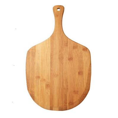 China Sustainable bamboo pizza Peel50 x 30 cm, bakers paddle, rounded edges, with handle, wooden shovel, natural for sale