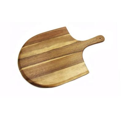 China Sustainable Food Approved Safe Metal Peel Wood Pizza Pusher With High Quality Pizza Board for sale