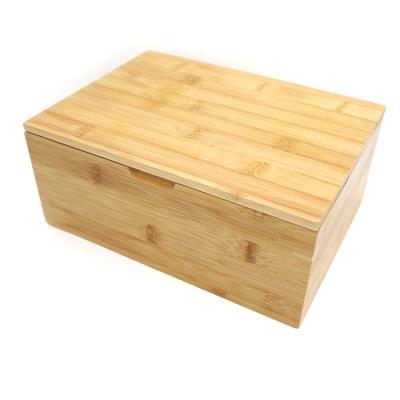 China Eco - Friendly Bamboo Wooden Smell Proof Weed Hideout Box With Rolling Tray for sale