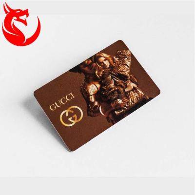 China New Design High Quality Plastic Fancy PVC Itunes Wholesale Gift Voucher for sale