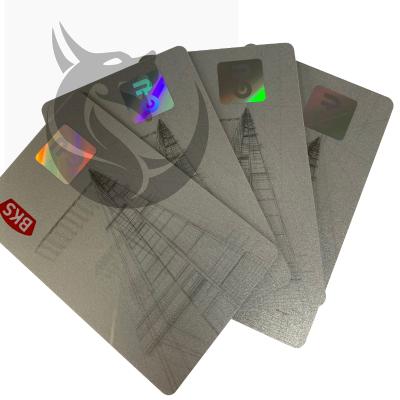 China High Quality Cheap Silver Custom PVC Card Business Metal Card PVC Visit VIP Stainless Steel for sale