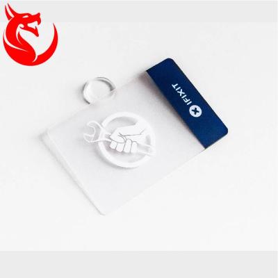 China Standard Size PVC Plastic Cheap Transparent Business Cards for sale