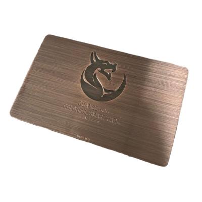 China Wholesale Europe OEM Laser Engraving Stainless Steel Custom Business Cards Business Metal Name Card for sale