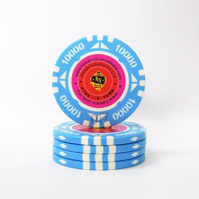 China Smooth exterior fancy poker chips set with security code in casino entertainment for sale