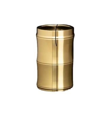 China China New Portable Sealed Brass Tea Can Travel Portable Tea Set Single Copper Tea Seal Can for sale