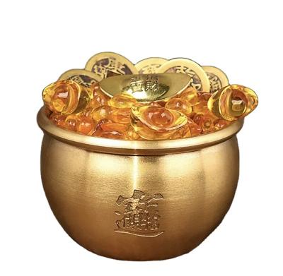 China Chinese Style Lucky Pure Copper Water Tank China Ornaments Cornucopia House Lucky Pure Copper Ornaments for sale